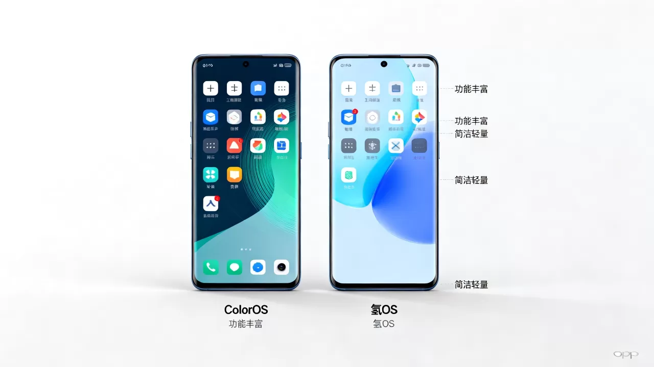 OPPO两个系统都有什么,ColorOS和氢OS有什么区别 OPPO两个系统都有什么,ColorOS和氢OS有什么区别