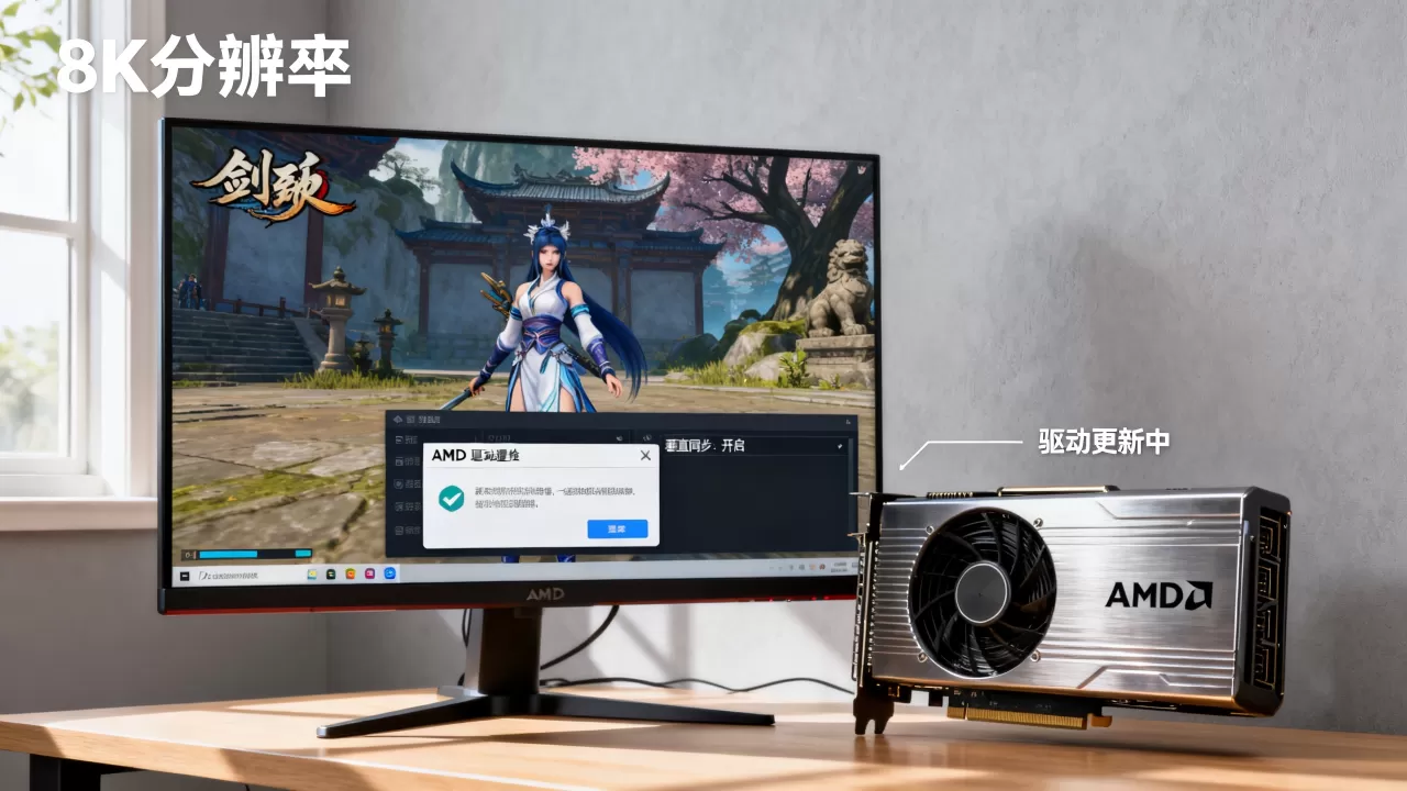 amd显卡剑灵设置掉帧卡顿怎么办，剑灵显卡驱动更新