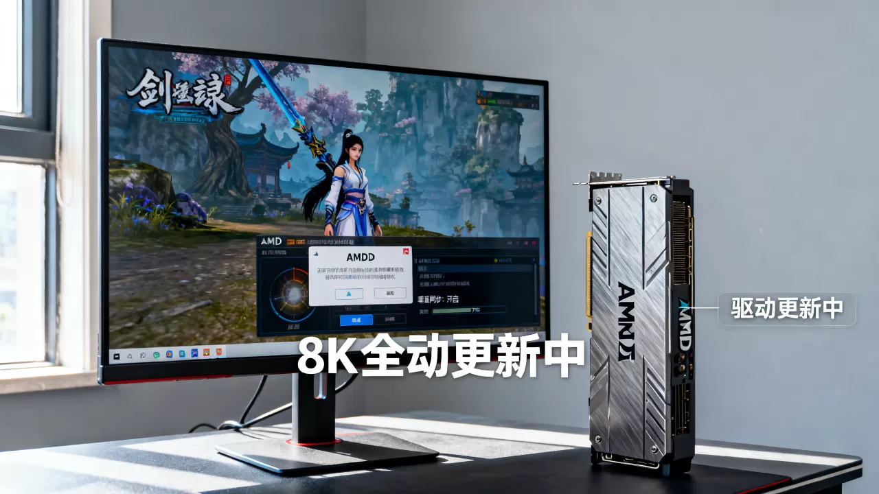 amd显卡剑灵设置掉帧卡顿怎么办，剑灵显卡驱动更新
