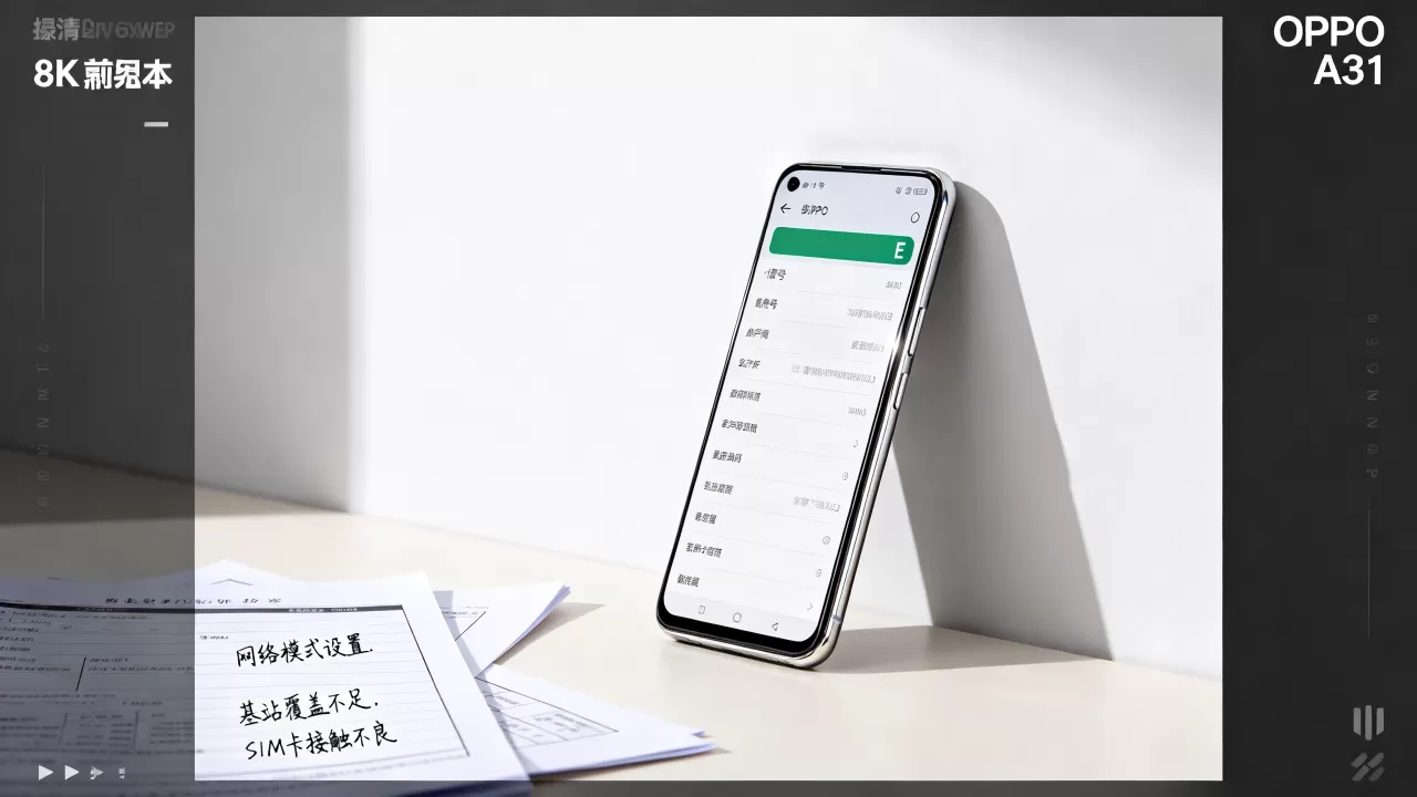 为什么手机信号上没有e字oppoa31，手机信号无E图标原因