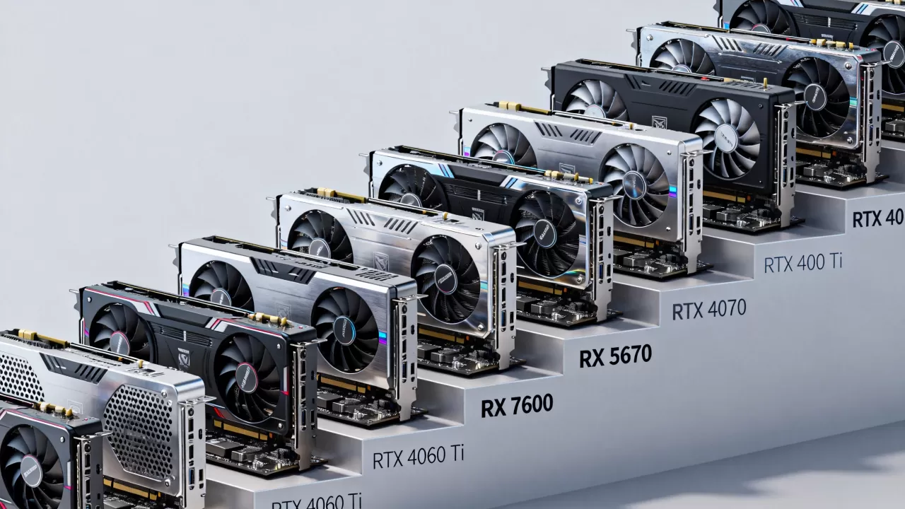 1080p显卡天梯图，2024年1080p游戏显卡推荐