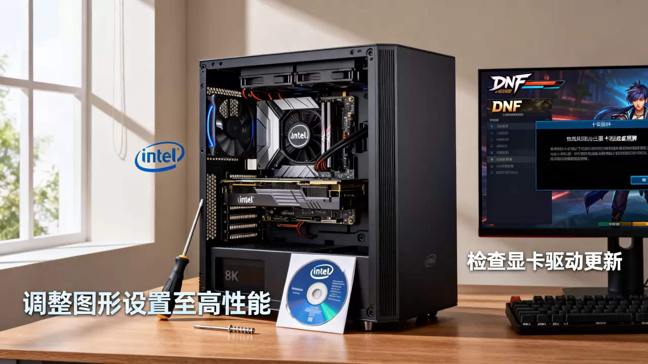 DNF英特尔显卡怎么解决黑屏？英特尔显卡玩DNF卡顿怎么办