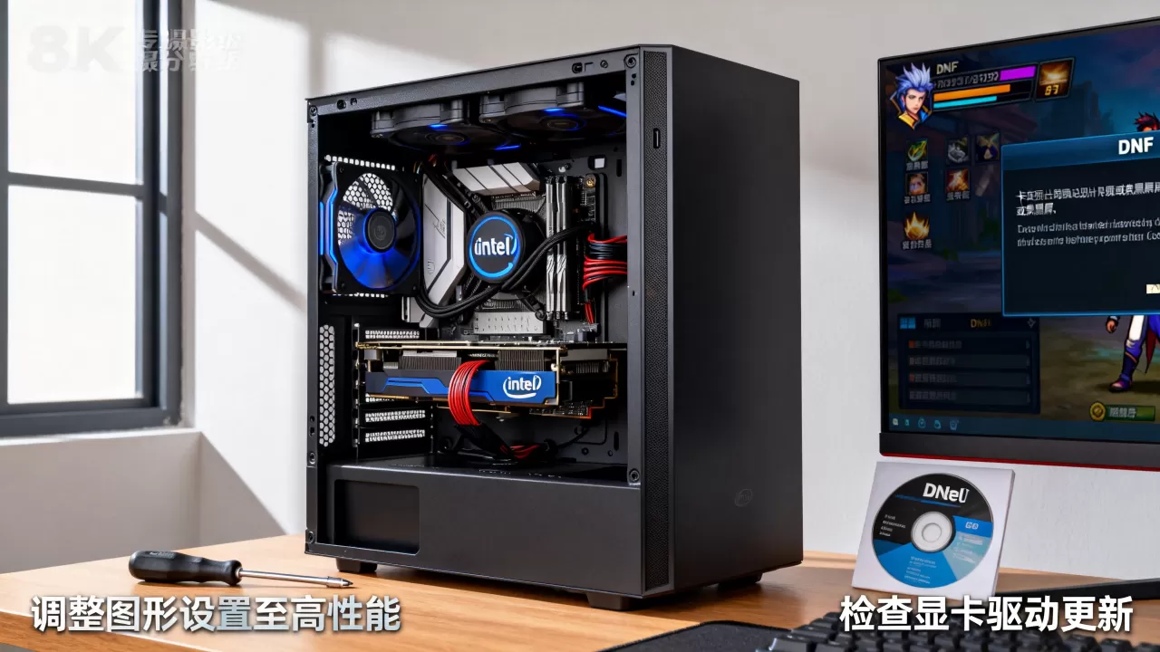 DNF英特尔显卡怎么解决黑屏？英特尔显卡玩DNF卡顿怎么办