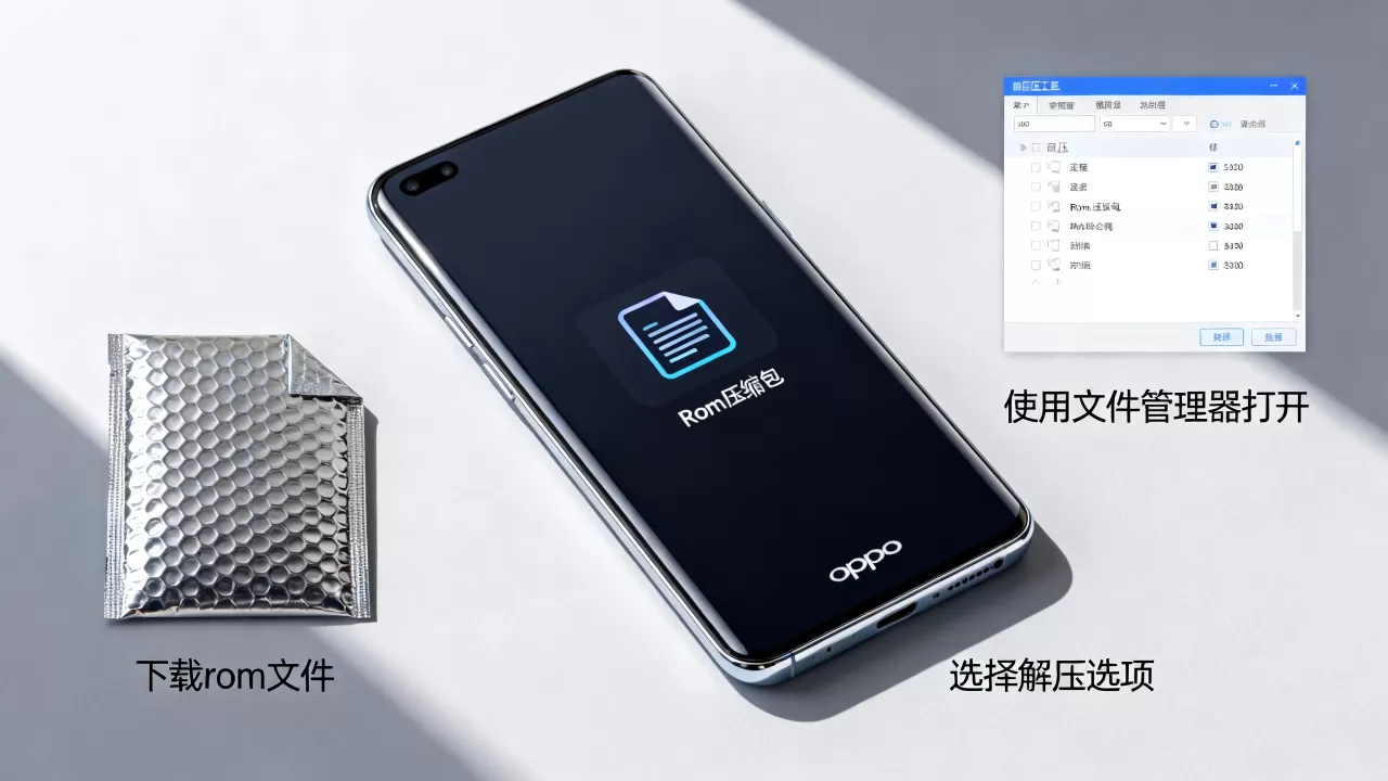 oppo下载rom用什么打开,oppo手机rom文件怎么解压 oppo下载rom用什么打开,oppo手机rom文件怎么解压