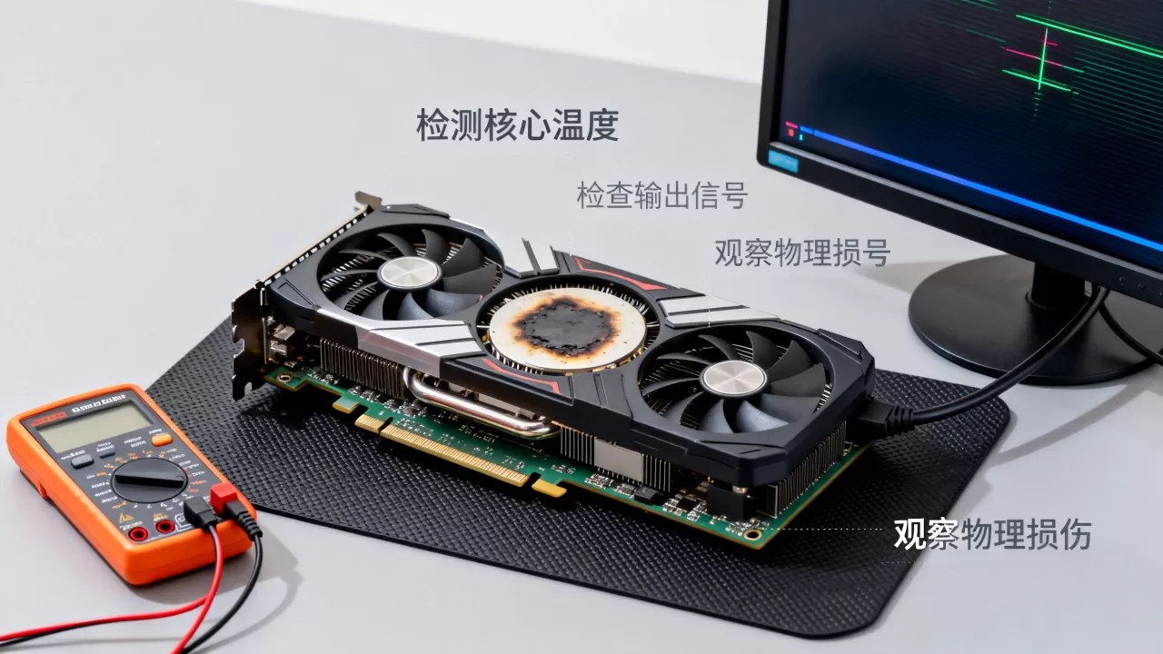检测显卡核心是否损坏,显卡核心坏了怎么办 检测显卡核心是否损坏,显卡核心坏了怎么办