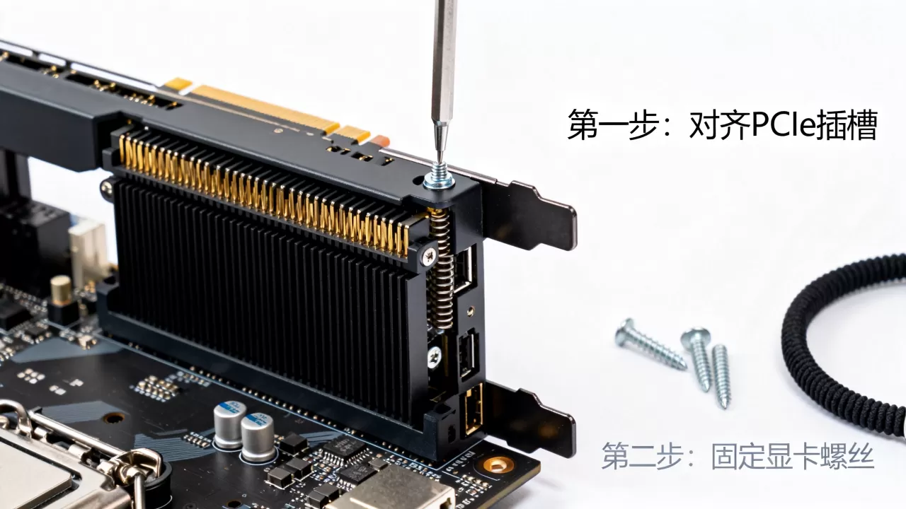 组装独立显卡教程，组装独立显卡