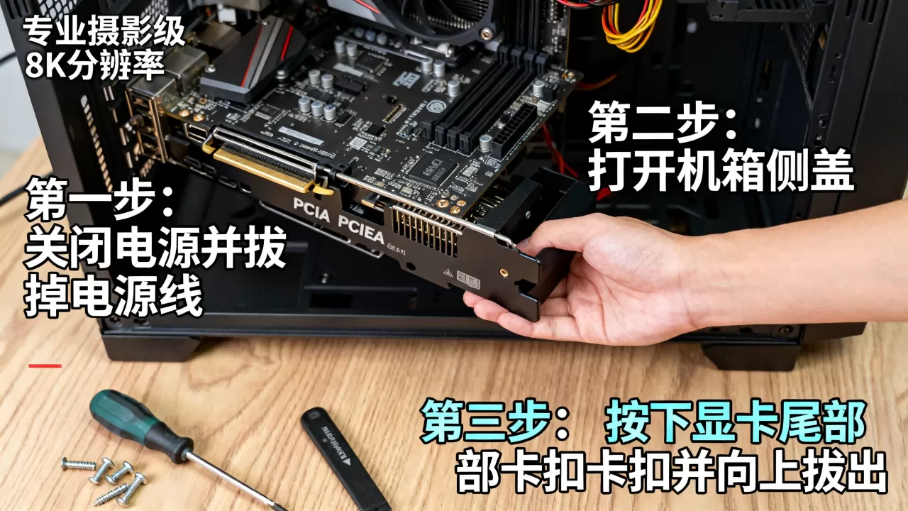拆显卡教程，显卡怎么拆下来？