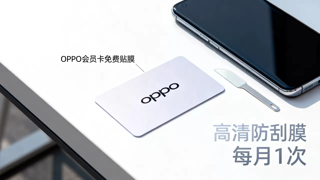 OPPO会员卡免费贴膜是贴什么膜，OPPO免费贴膜政策