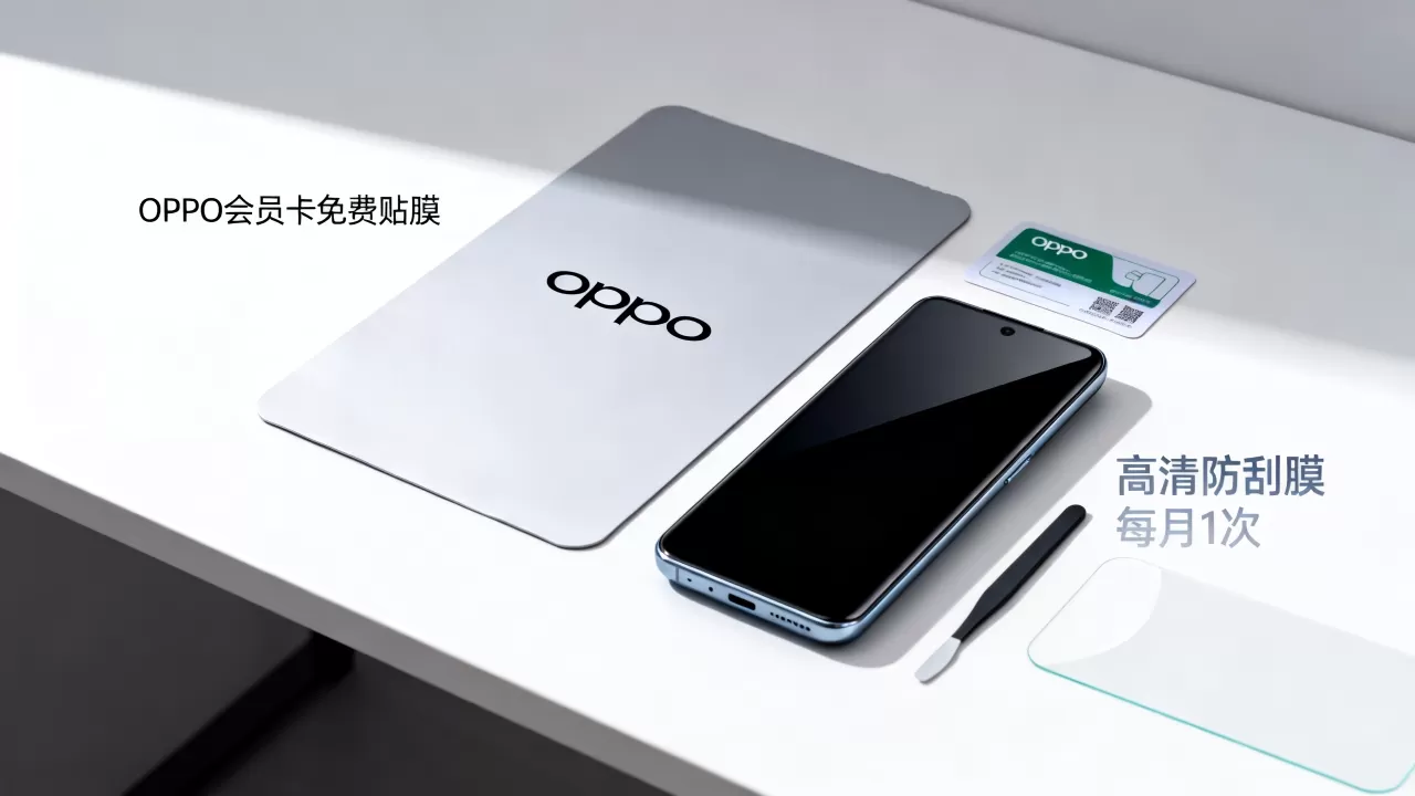 OPPO会员卡免费贴膜是贴什么膜，OPPO免费贴膜政策