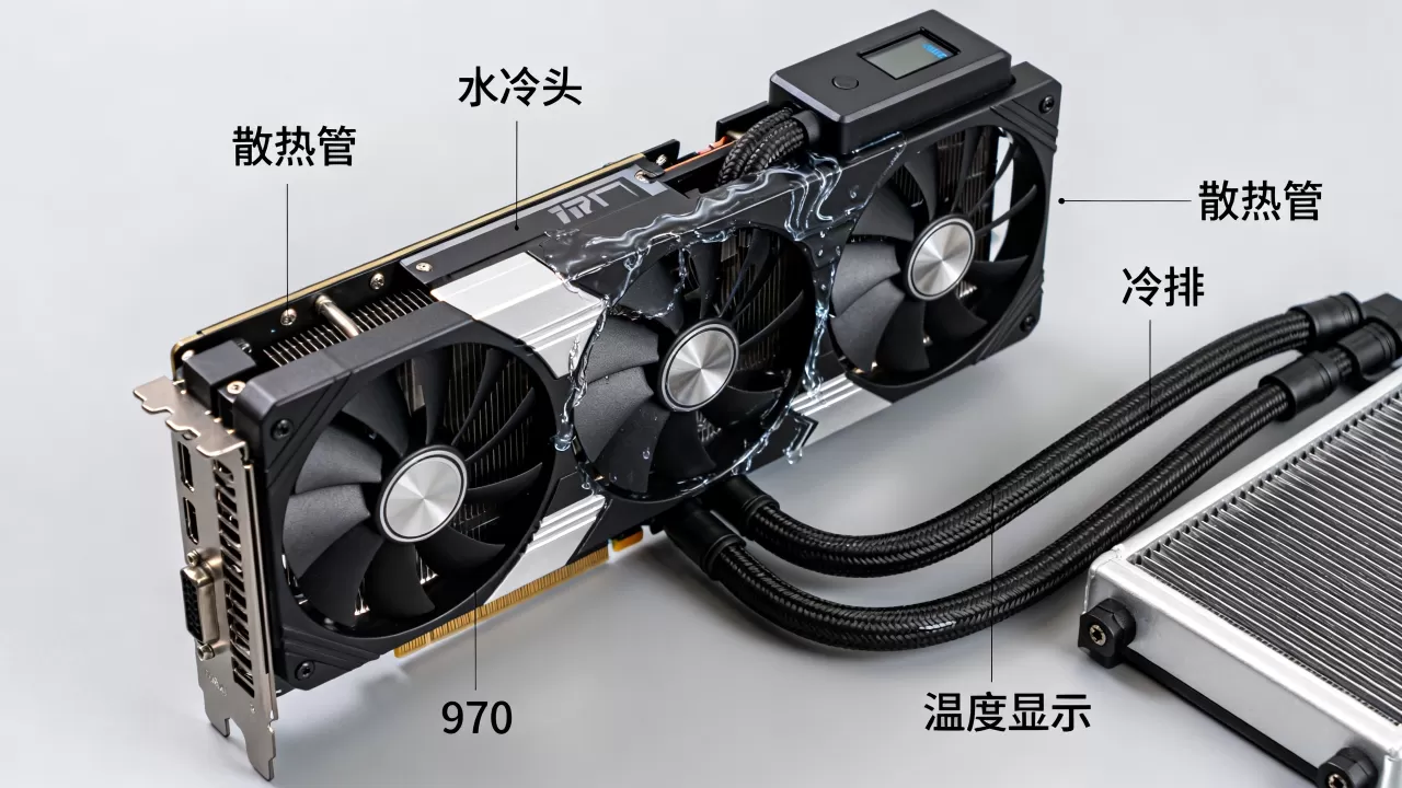 显卡970水冷散热效果如何，显卡970水冷