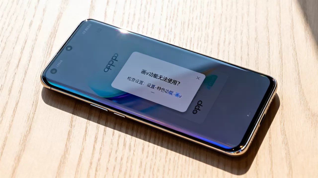 oppo画v出现什么，oppo手机画v功能无法使用怎么办