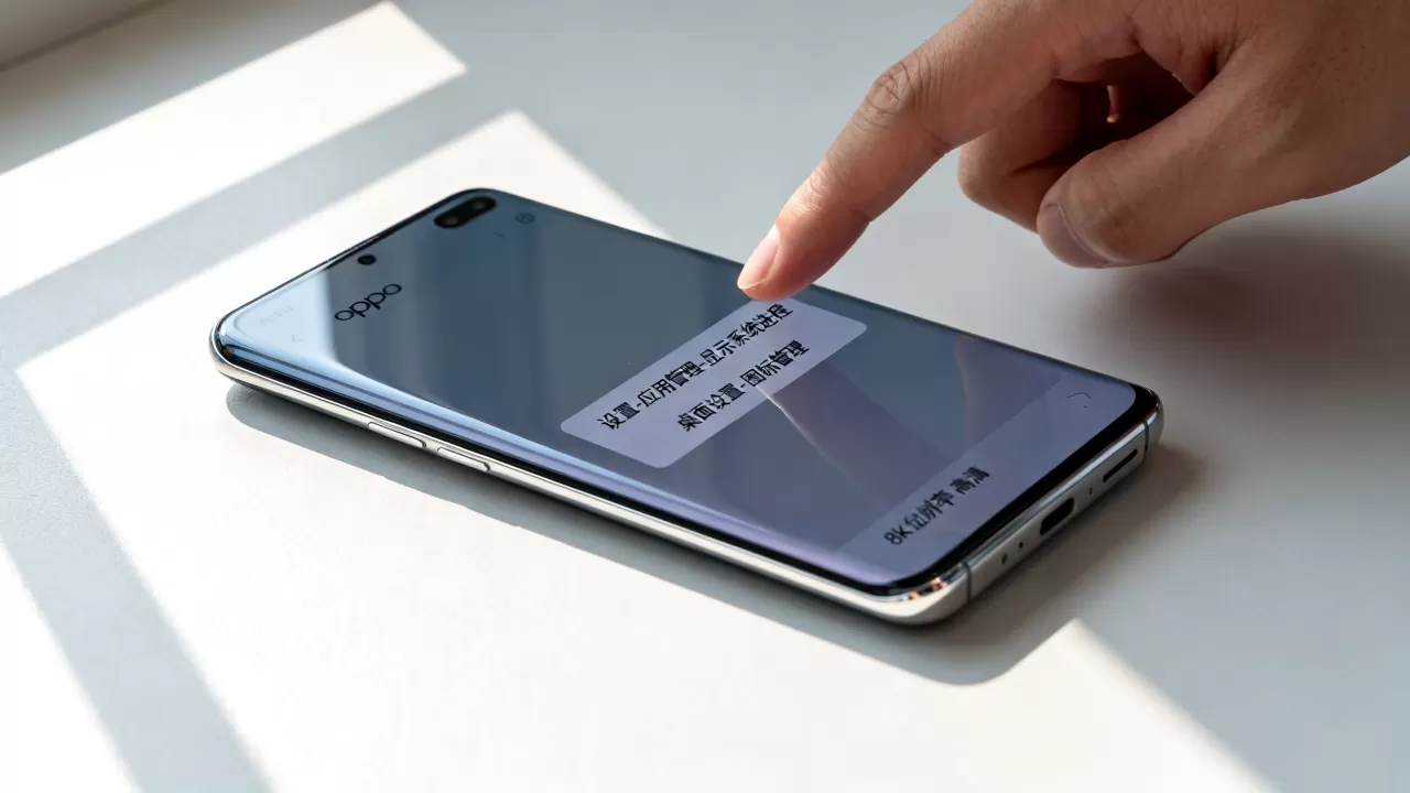 oppo智能桌面是什么原因，oppo桌面图标消失