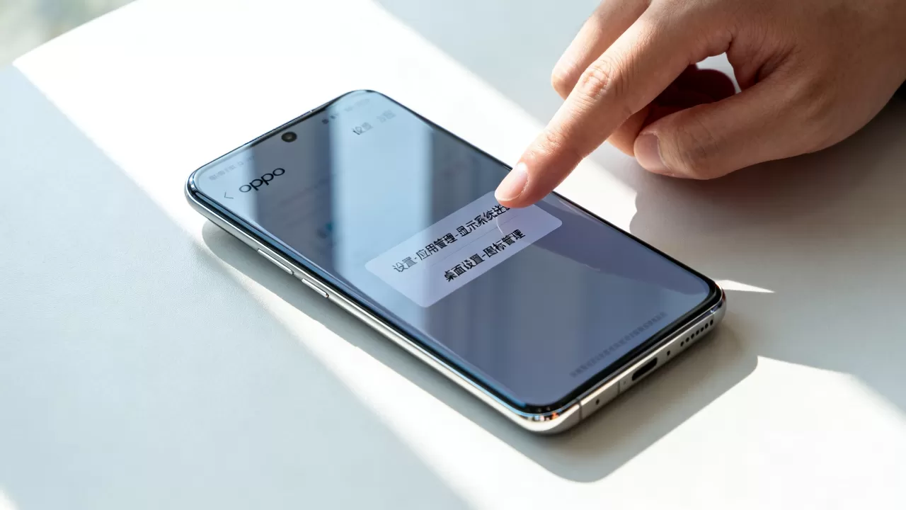 oppo智能桌面是什么原因，oppo桌面图标消失
