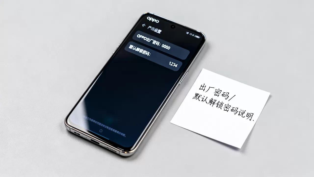oppo出厂密码是什么情况，oppo手机默认解锁密码