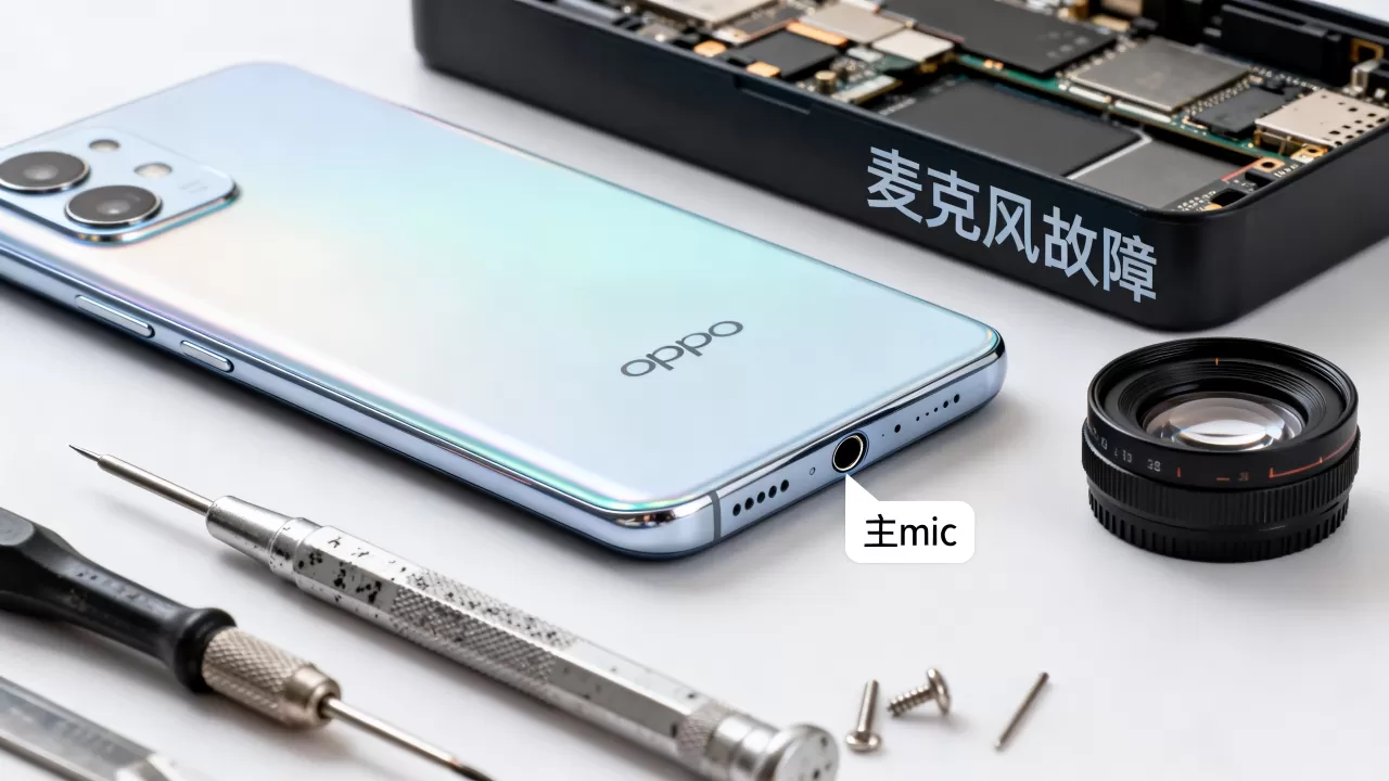 oppo主mic是什么意思，手机主麦克风故障怎么修