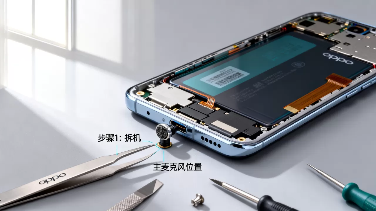 oppo主mic是什么,OPPO手机主麦克风坏了怎么修 oppo主mic是什么,OPPO手机主麦克风坏了怎么修