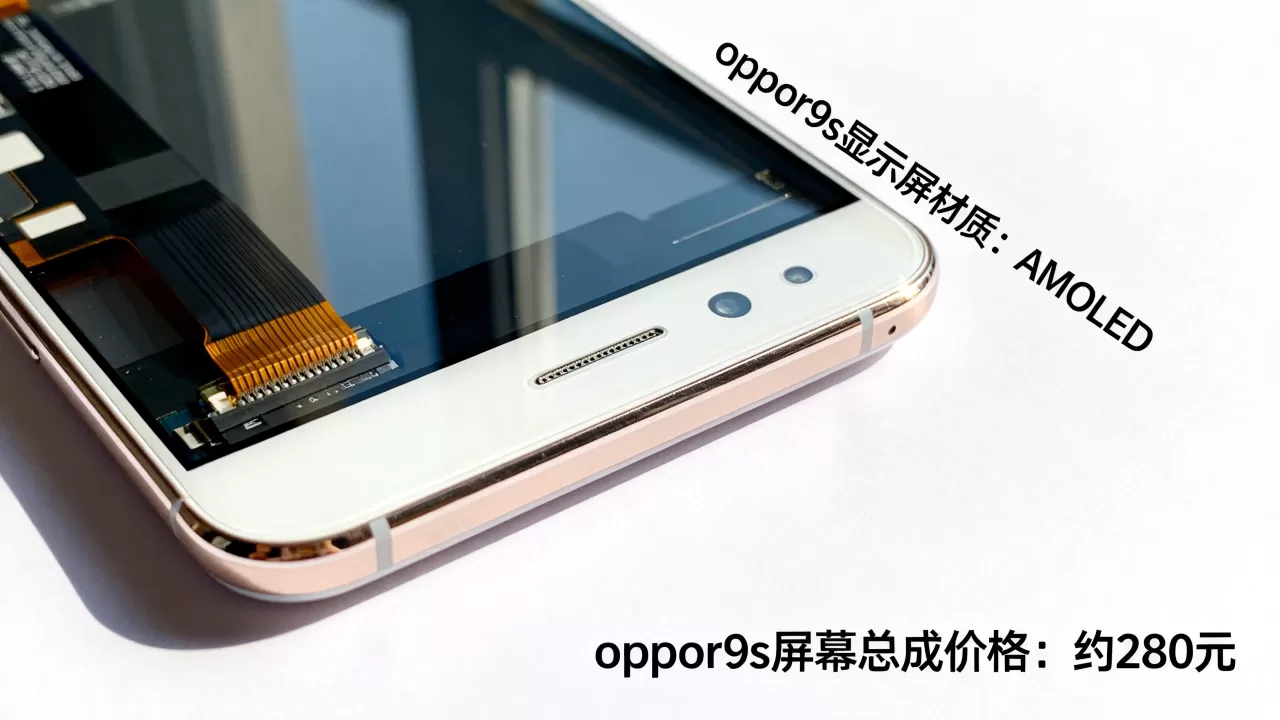 oppor9s显示屏什么材质，oppor9s屏幕总成价格