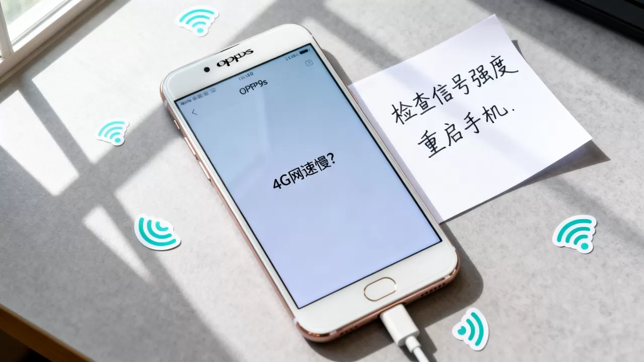 OPPOR9s为什么4g网速慢，手机4G网速慢怎么办