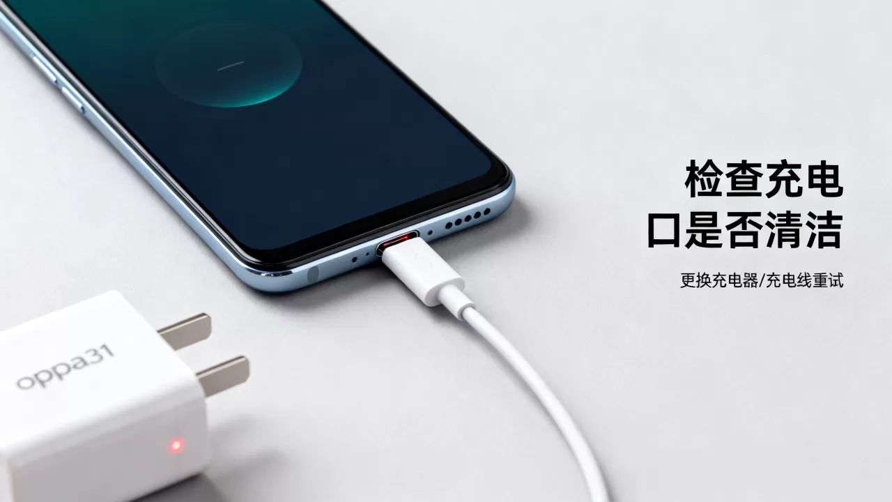 oppoa31为什么充不上电，手机充电没反应怎么办