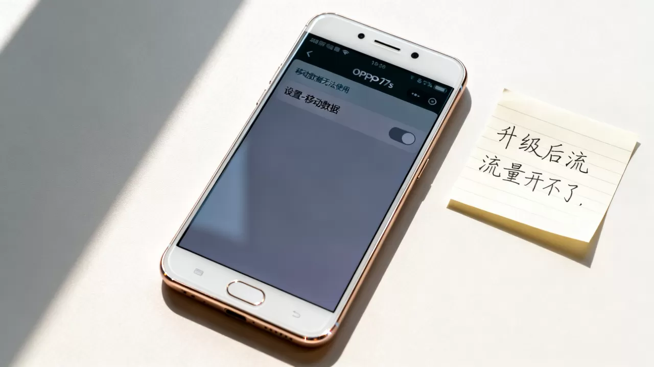 OPPO R7s升级后流量开不了,为什么手机升级后移动数据无法使用 OPPO R7s升级后流量开不了,为什么手机升级后移动数据无法使用