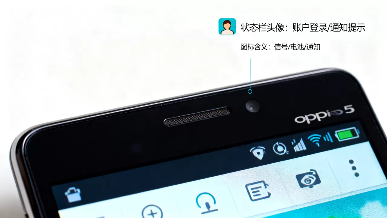 OPPO Find5屏幕上方出现头像是什么意思,oppo find5 x909状态栏图标含义 OPPO Find5屏幕上方出现头像是什么意思,oppo find5 x909状态栏图标含义