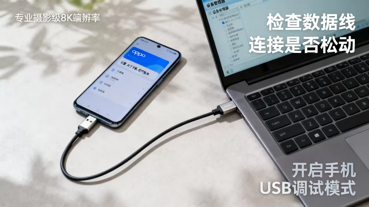 为什么oppo没有网络连接不上电脑，oppo手机连不上电脑怎么办