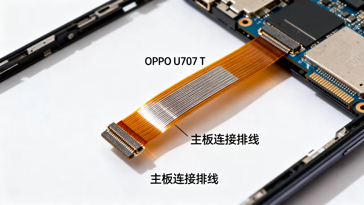 OPPO U707T内部那根线叫什么，手机内部排线名称