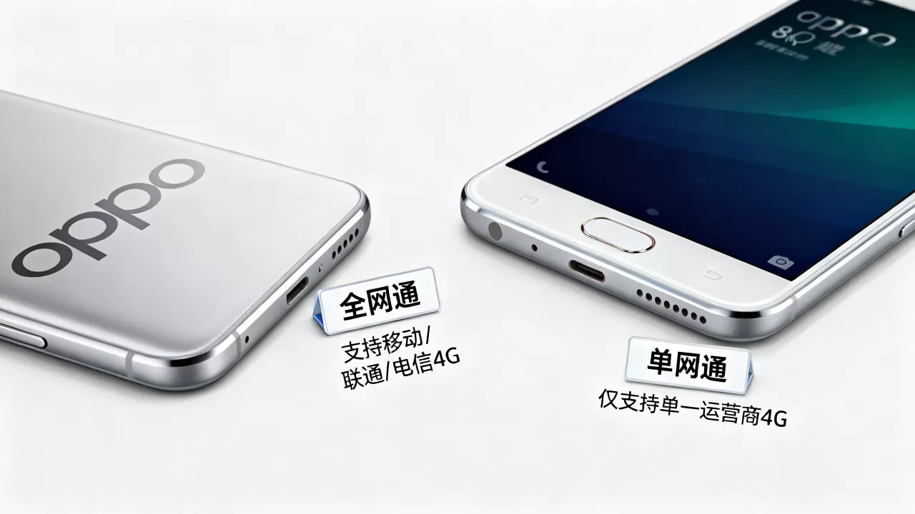 oppo全网通是什么意思，oppo全网通和单网通区别