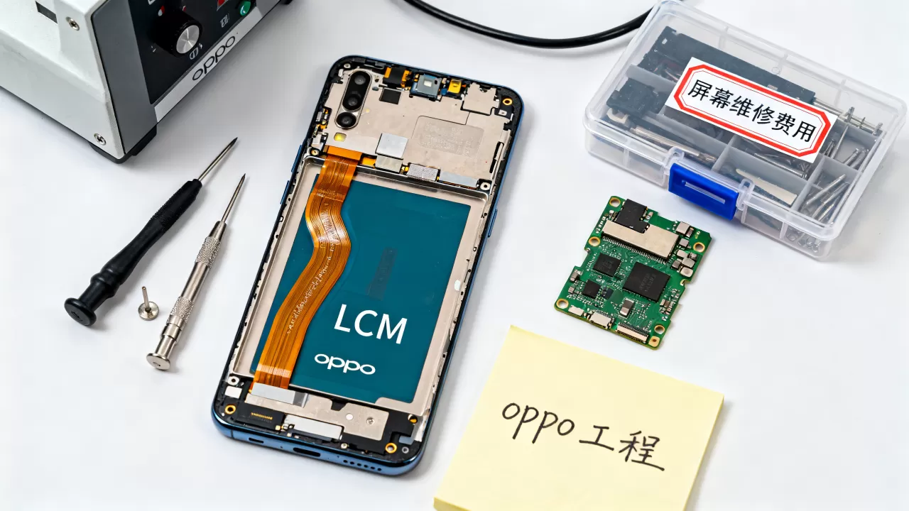 oppo工程LCM什么意思,手机LCM屏幕维修费用 oppo工程LCM什么意思,手机LCM屏幕维修费用