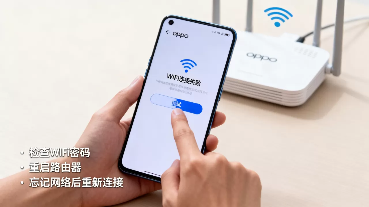 为什么oppo连不上wifi，手机连不上WiFi怎么解决
