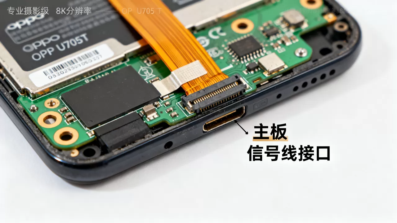 OPPO U705T信号线在主板什么位置,手机信号线接口在哪里 OPPO U705T信号线在主板什么位置,手机信号线接口在哪里