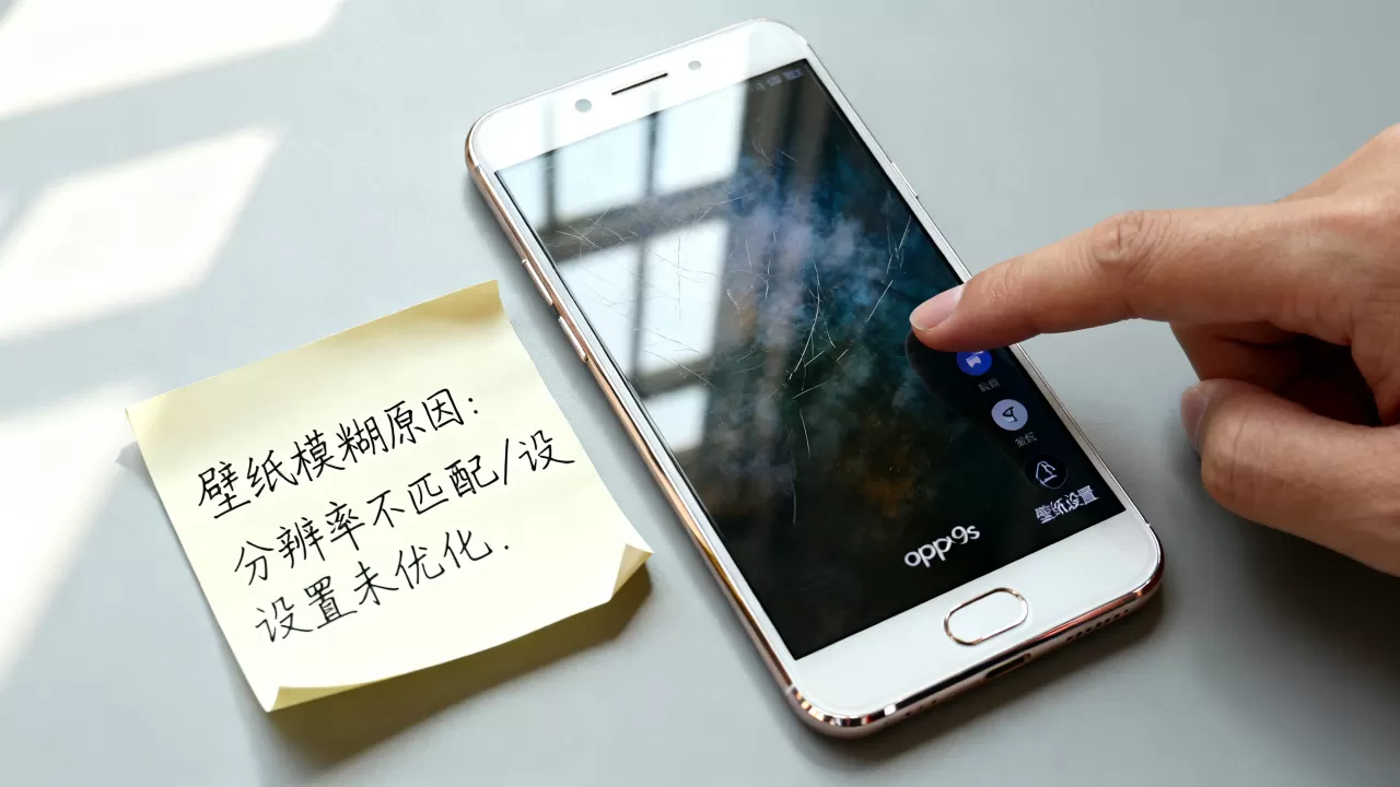 oppor9s为什么壁纸模糊,手机壁纸模糊不清怎么办 oppor9s为什么壁纸模糊,手机壁纸模糊不清怎么办