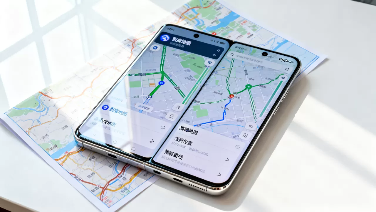 oppo手机用什么地图好，百度地图高德地图哪个更精准