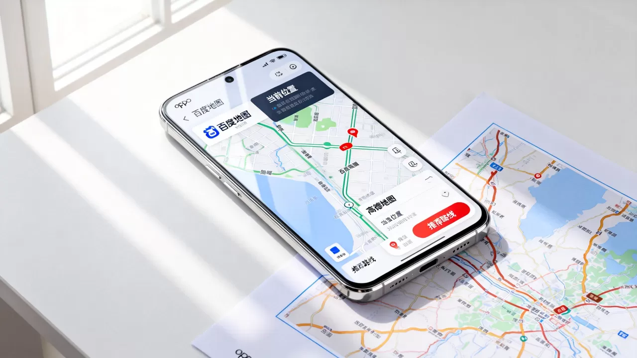 oppo手机用什么地图好，百度地图高德地图哪个更精准