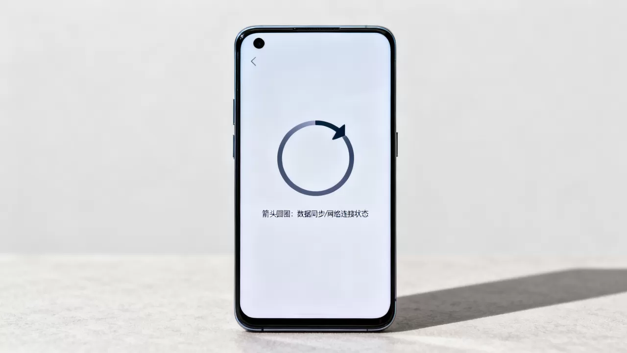 oppo手机上的箭头圆圈是什么意思，oppo手机图标含义