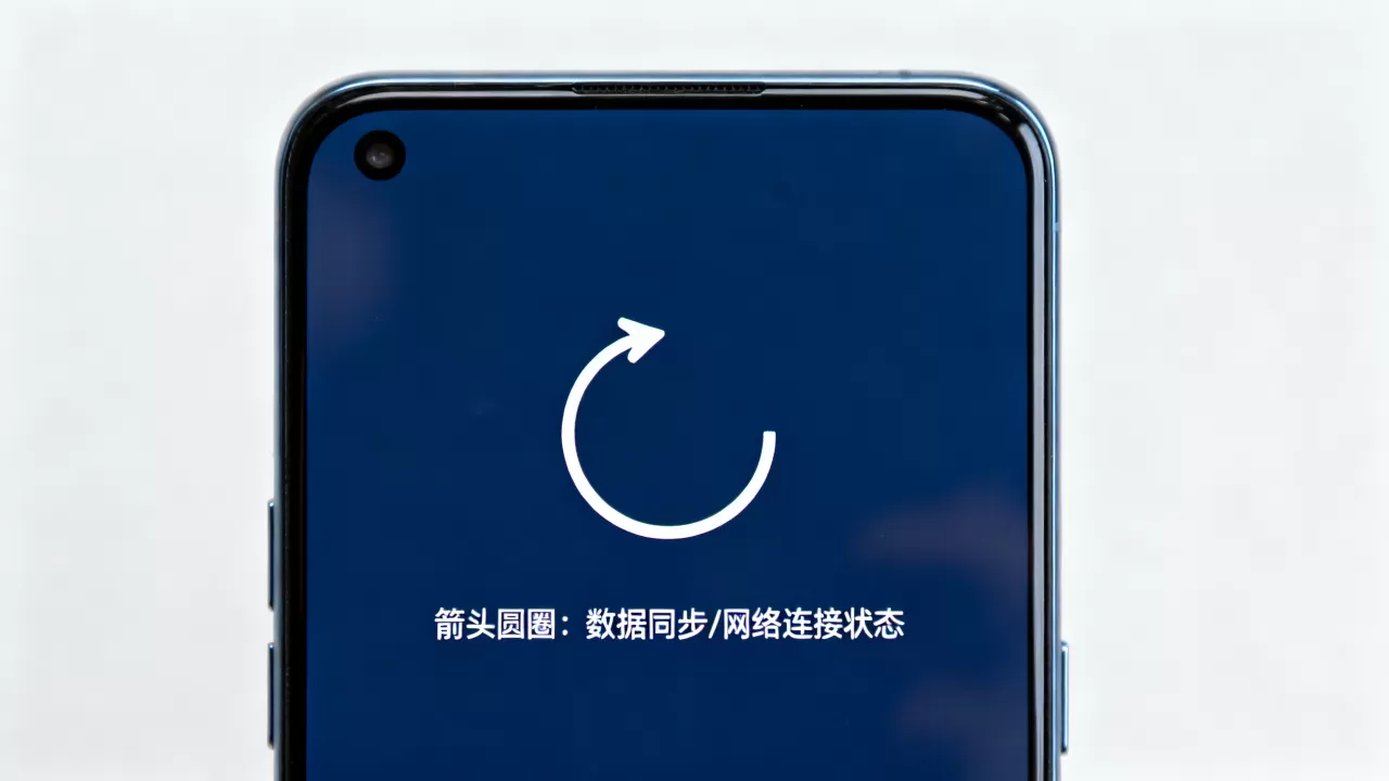 oppo手机上的箭头圆圈是什么意思,oppo手机图标含义 oppo手机上的箭头圆圈是什么意思,oppo手机图标含义