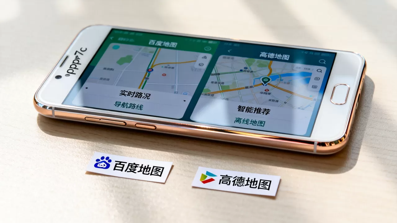 oppor7c用什么地图好，百度地图高德地图哪个好用