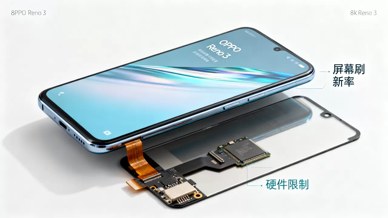 OPPO Reno3为什么没有高刷新率？屏幕刷新率低是硬件限制吗