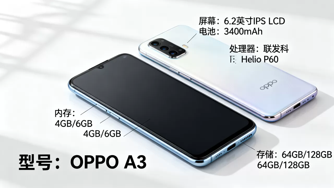 oppoa3是什么型号手机，oppoa3手机参数配置