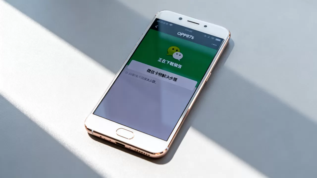 OPPOR7s下载微信为什么会卡，手机微信卡顿怎么解决