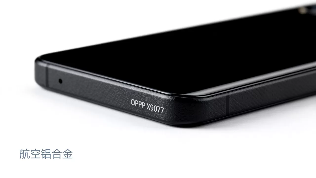 OPPO X9077黑色边框是什么，OPPO手机黑色边框材质