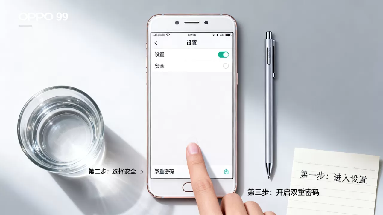 oppoR9双密码是什么，OPPO R9手机设置双重密码的方法