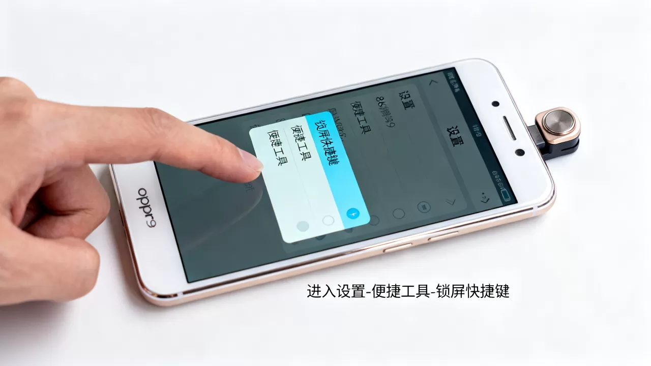 oppor9装什么锁屏键，oppor9怎么设置锁屏快捷键