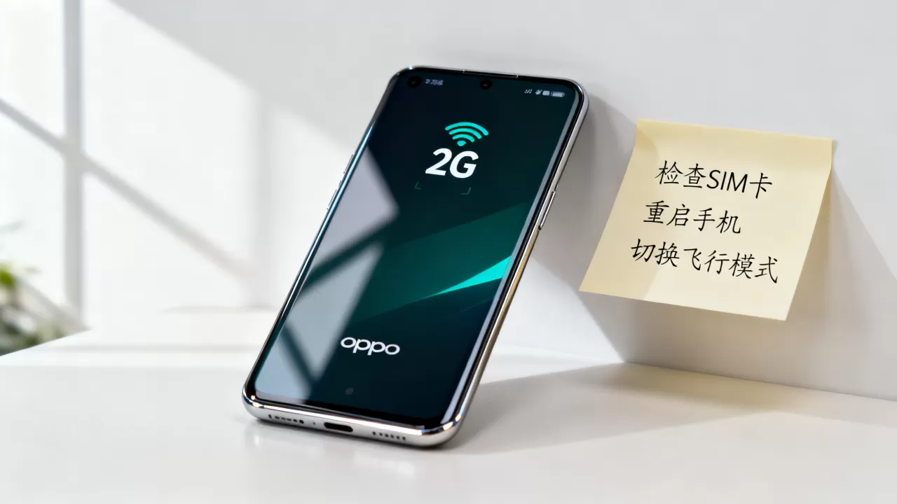 OPPO手机显示2G网络怎么办,手机信号弱怎么解决 OPPO手机显示2G网络怎么办,手机信号弱怎么解决