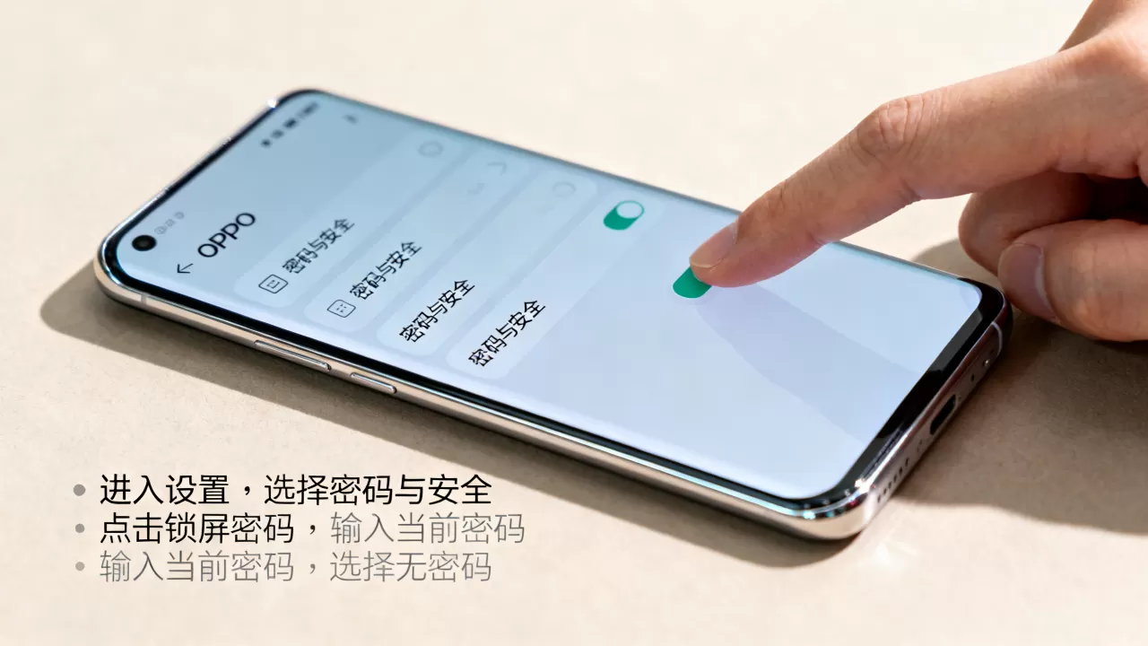 OPPO怎么设置为无密码是什么,OPPO手机取消锁屏密码设置方法 OPPO怎么设置为无密码是什么,OPPO手机取消锁屏密码设置方法