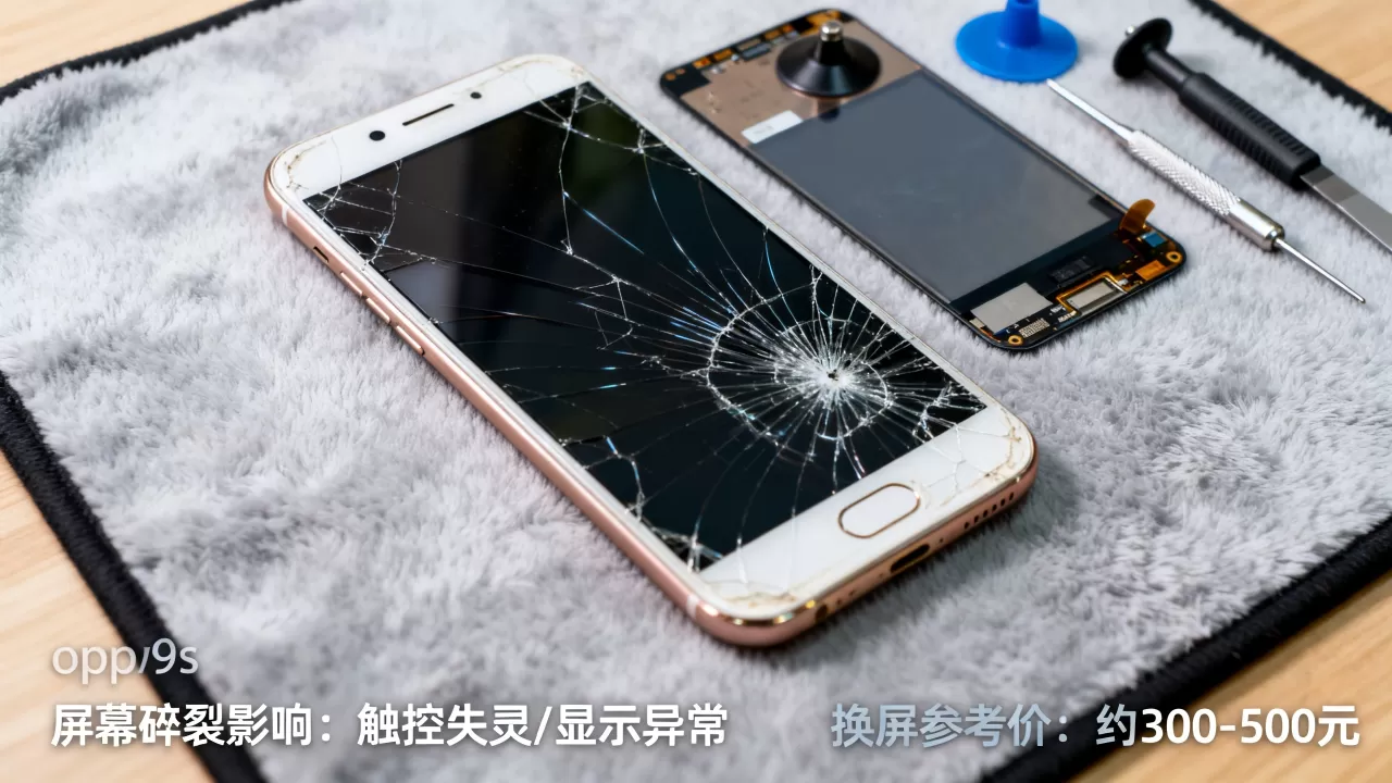 oppor9s摔了有什么影响,oppor9s摔碎屏幕换屏多少钱 oppor9s摔了有什么影响,oppor9s摔碎屏幕换屏多少钱