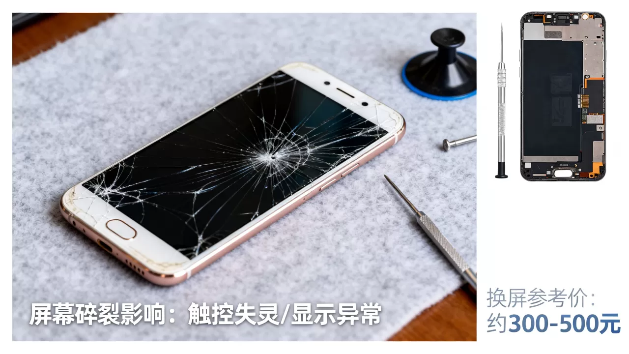 oppor9s摔了有什么影响,oppor9s摔碎屏幕换屏多少钱 oppor9s摔了有什么影响,oppor9s摔碎屏幕换屏多少钱