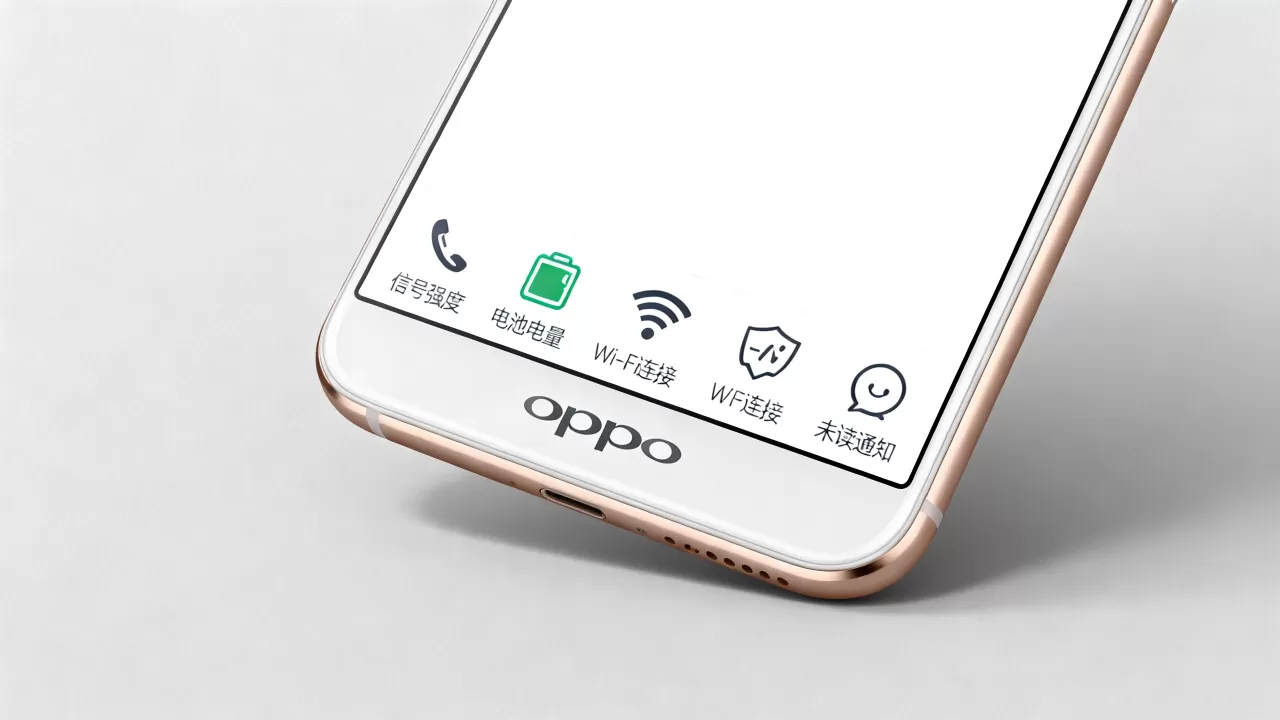 oppo r9状态栏代表什么，oppo r9状态栏图标含义