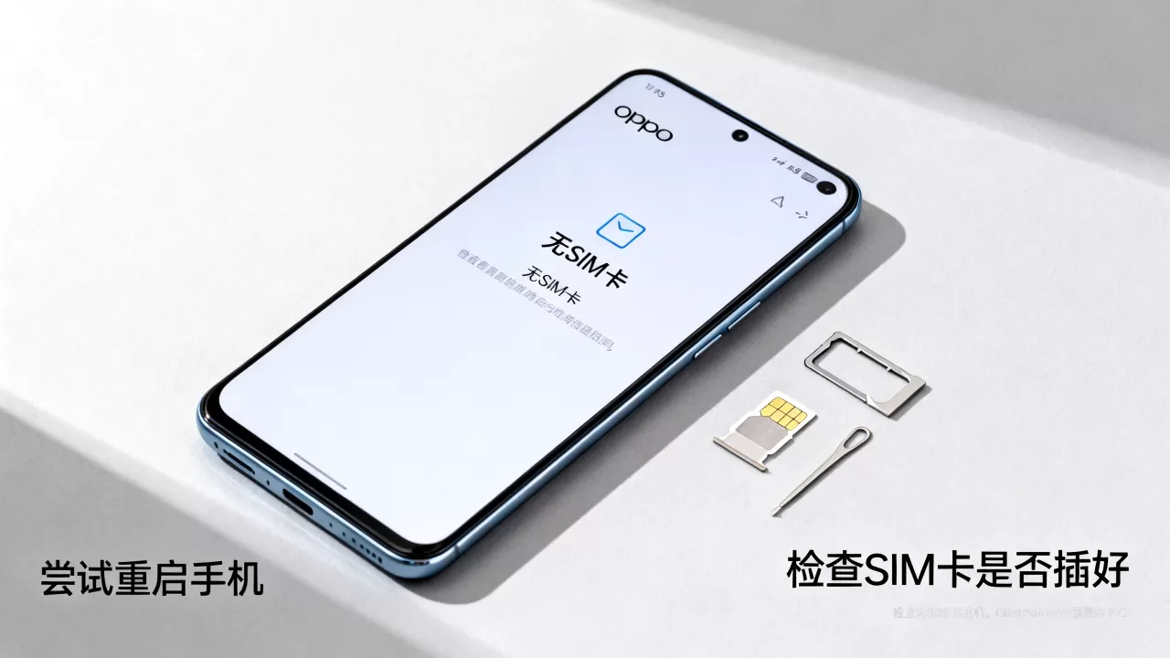 OPPO手机显示无SIM卡包是什么意思？手机无SIM卡怎么办