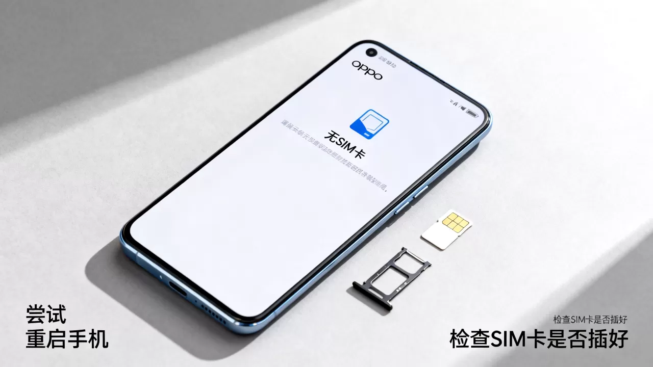 OPPO手机显示无SIM卡包是什么意思？手机无SIM卡怎么办